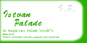 istvan palade business card